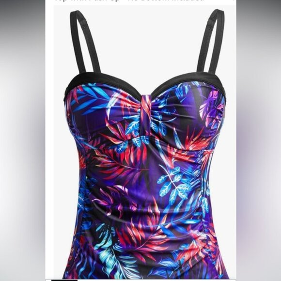 New woman’s underwire tummy control swimsuit top no bottoms included - Picture 5 of 7